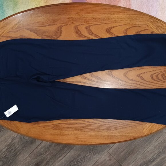 Kids Old Navy Stretch Boot - Cut Pants Size 12 Navy Blue Kids Uniform - Picture 6 of 6